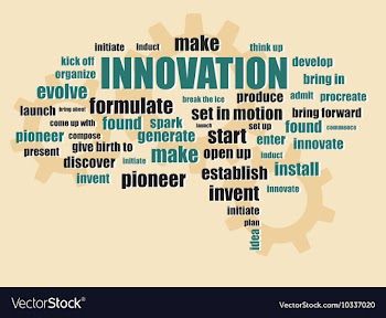 Innovation new idea concept vector image