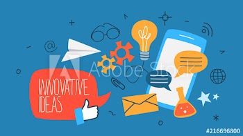 Innovative idea concept illustration