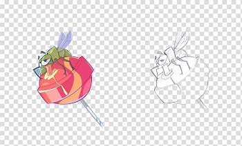 Insect Drawing Cartoon Graphic design, Creative hand-painted color pencil transparent background PNG clipart