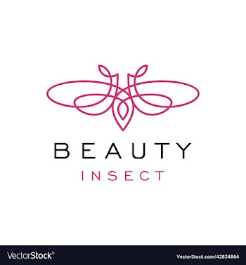 insect line art logo