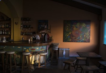 inside a restaurant