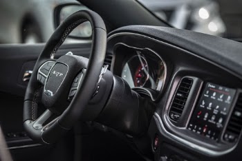 Inside Dodge Vehicle
