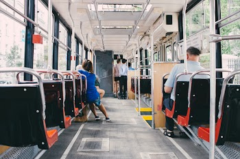 Inside of a tram 2