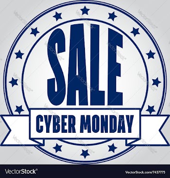  					Insignias Logotypes cyber monday design eps10 Cybe vector image														