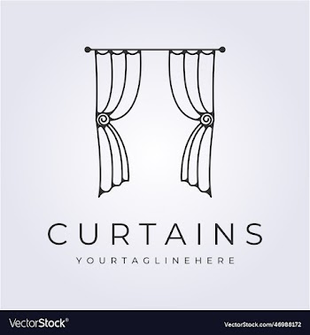 inspiration curtains logo icon symbol