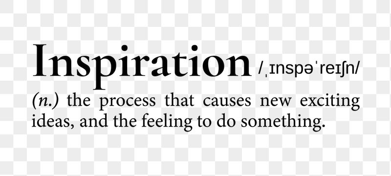 Inspiration png dictionary word sticker, | Free PNG - rawpixel