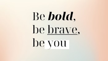 Inspirational quote blog banner, feminine | Free Vector Template - rawpixel