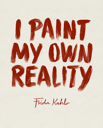 Inspirational Quote Illustration – I Paint My Own Reality