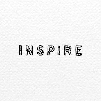 Inspire motivational typography | Free stock vector - 1016682