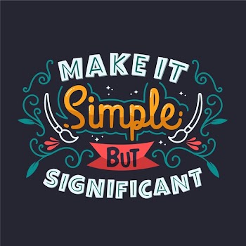 Inspiring quote in creative lettering Free Vector