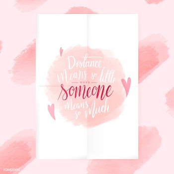 Inspiring romantic text | Free stock vector - 559551