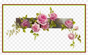 Inspiring Victorian And Digital Pict Of Lotus Flower - Vintage Flower Border Png