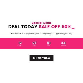Instagram banner ad - Special deals 29
