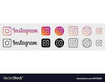 instagram icon set