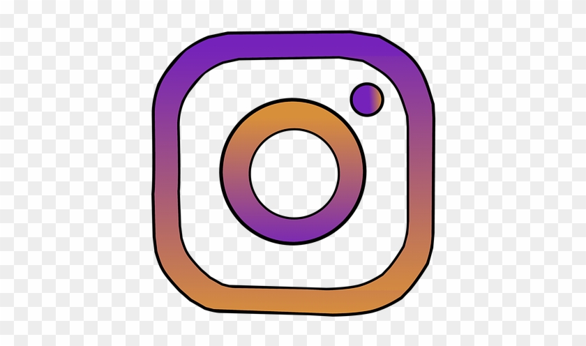 Instagram Insta Icon Clipart Vector Sticker - Instagram