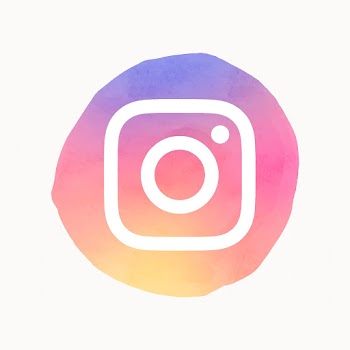 Instagram logo in watercolor design. Social… | Free stock illustration | High Resolution graphic