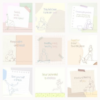Instagram post templates, inspirational quotes, | Free Vector Template - rawpixel
