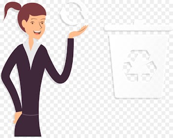 Instagram Recycling Hashtag Material Advertising - Business Women and the Environment Trash 