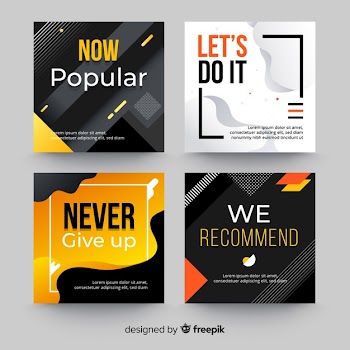 Instagram sale post collection Free Vector