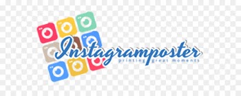 Instagram Social media Font - poster set 