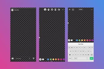 Instagram stories interface template Free Vector