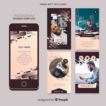 Instagram stories template