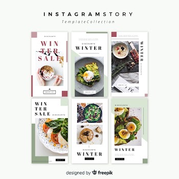 Instagram stories template