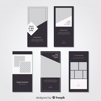 Instagram stories template