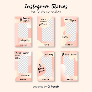 Instagram stories template