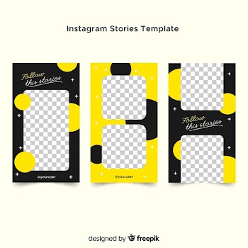 Instagram stories template