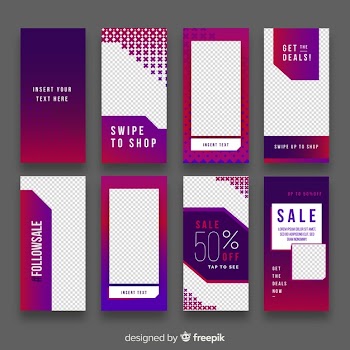 Instagram stories template