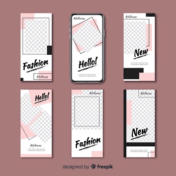 Instagram stories template