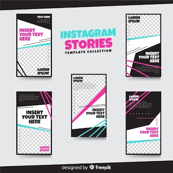 Instagram stories template