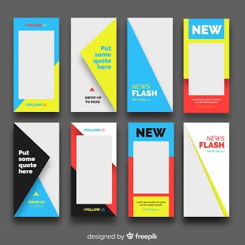 Instagram stories template
