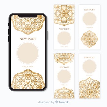 Instagram stories template