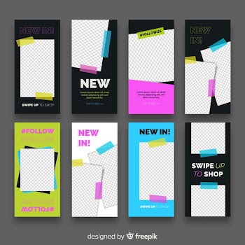Instagram stories template