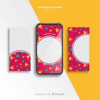 Instagram stories template