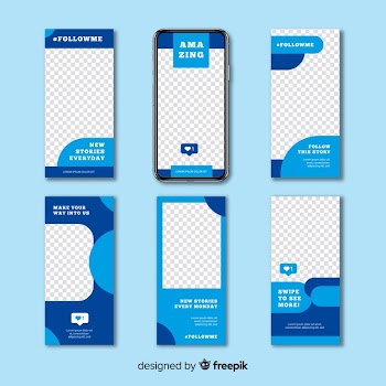 Instagram stories template