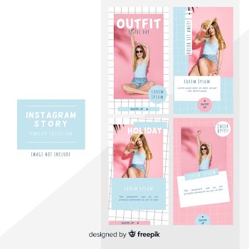 Instagram stories template