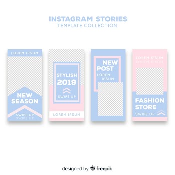 Instagram stories template