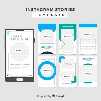 Instagram stories template