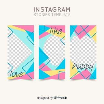 Instagram stories template