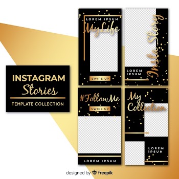 Instagram stories template