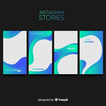 Instagram stories template