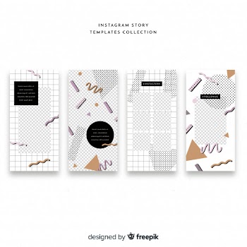 Instagram stories template