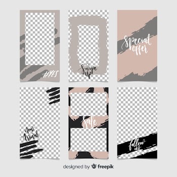 Instagram stories template
