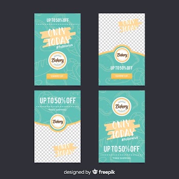 Instagram stories template