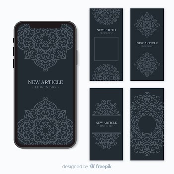 Instagram stories template