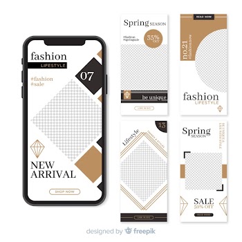 Instagram stories template