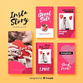 Instagram stories template